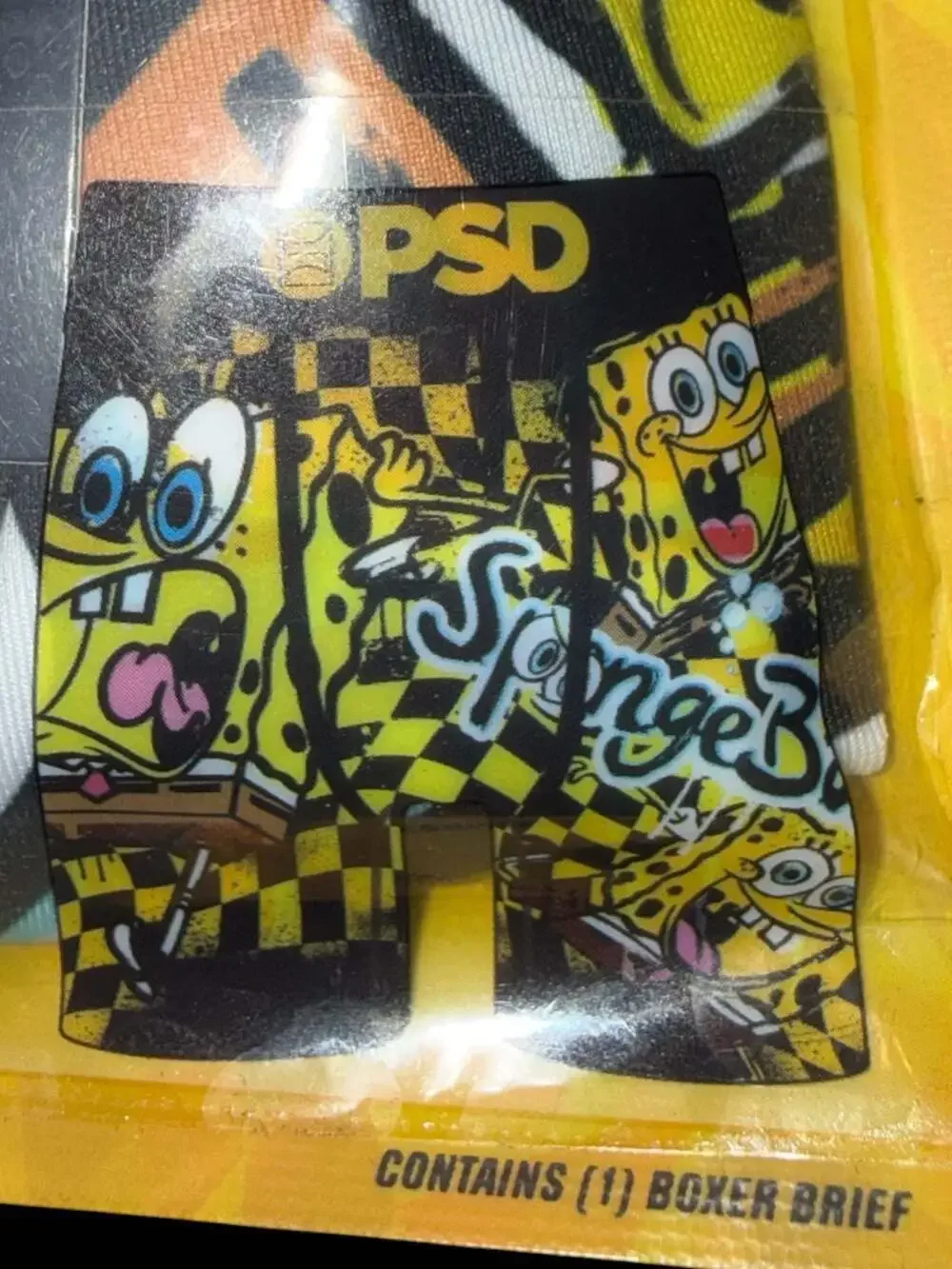 PSD SpongeBob SquarePants Splat Boxer Briefs XL